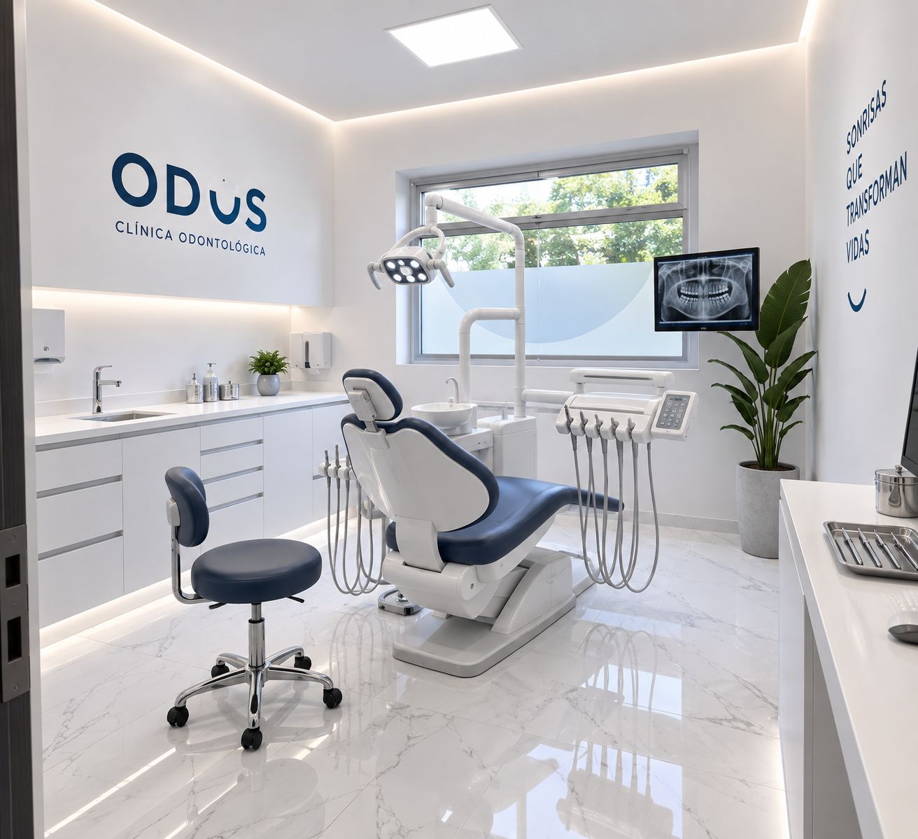 Consultorio con sillón dental · Sede Central