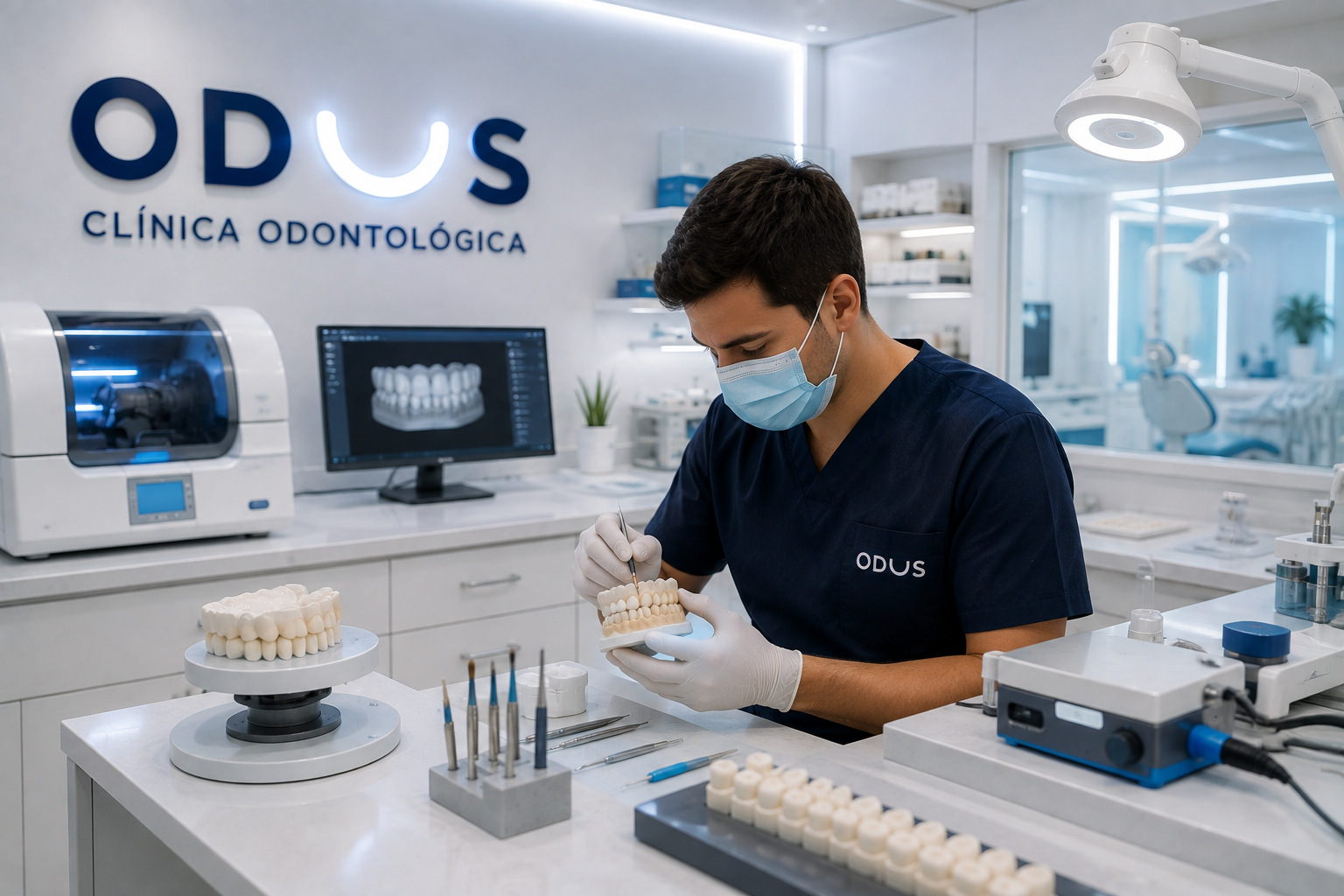 Laboratorio propio de ODUS Clínica Odontológica